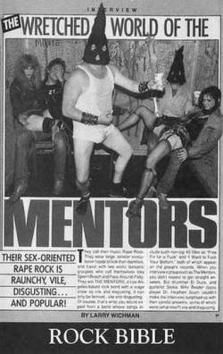 The Mentors : Rock Bible